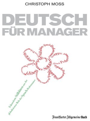 cover image of Deutsch für Manager